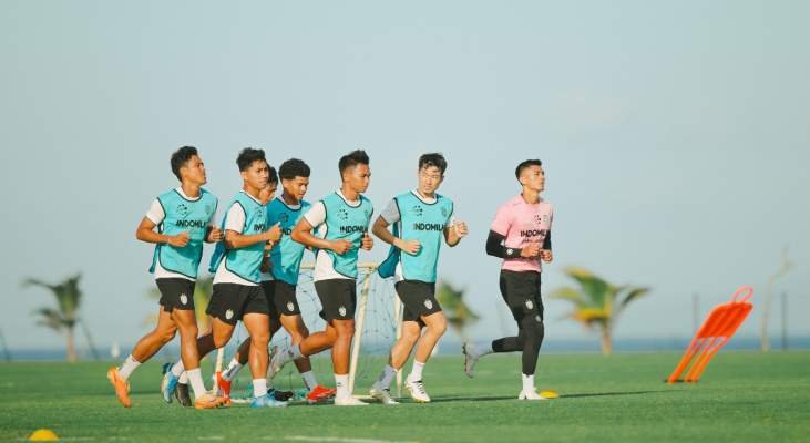 LATIHAN: Para Pemain Bali United FC tengah melakoni latihan dalam persiapan kompetisi Liga 1 2024/2025 di Bali United Training Center, Gianyar.