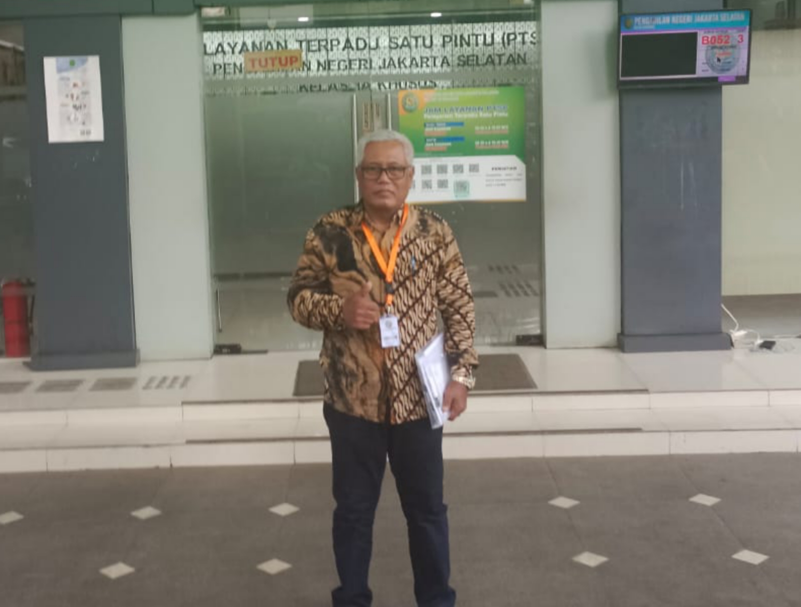 PERJUANGKAN HAK: Kuasa hukum PT. Bhakti Karya Mandiri Kasuwan SH., CLA., di PN Jakarta Selatan. (PT BKM)