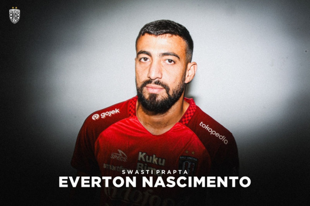BERGABUNG: Everton Nascimento pemain baru lini serang Bali United.