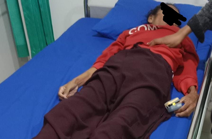 TERBUJUR KAKU: Wanita asal Bima bernama Hasbah, 40, terbujur kaku, Jumat (12/7/2024)