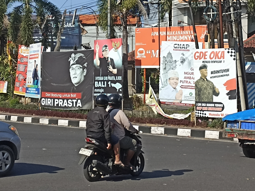 KAMPANYE: KPU Provinsi Bali akan menjadikan Kota Denpasar dan Kabupaten Badung sebagai percontohan green election dengan kampanye tanpa baliho pada Pilkada Serentak 2024