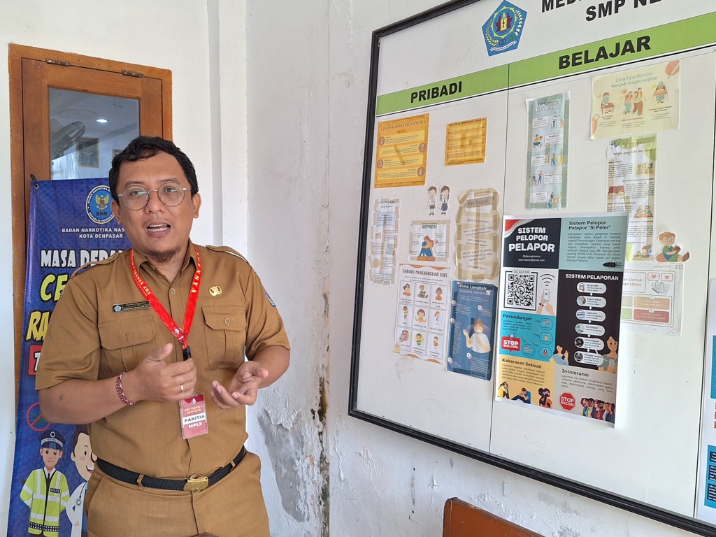 ANTISIPASI: Inovasi Si Pelor Karet dari SMP Negeri 9 Denpasar menjadi upaya antisipasi tindak kekerasan di sekolah.