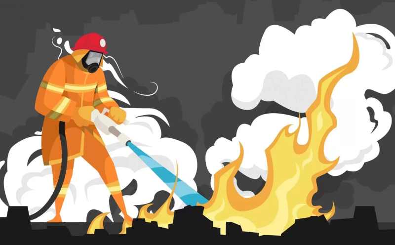 ilustrasi kebakaran-Jawa Pos.com
