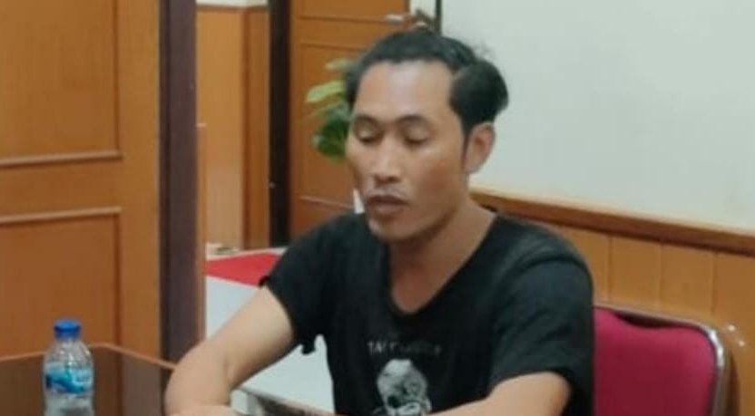 AKIBAT PERSELINGKUHAN: Pelaku pembunuhan terhadap mangku Tawan karena motif perselingkuhan di Kintamani Bangli.
