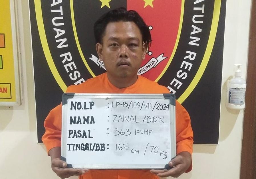 BONYOK: Akibat tak jujur saat di interogasi, Zainal Abidin babak belur setelah ketahuan bobol rumah  curi perhiasan