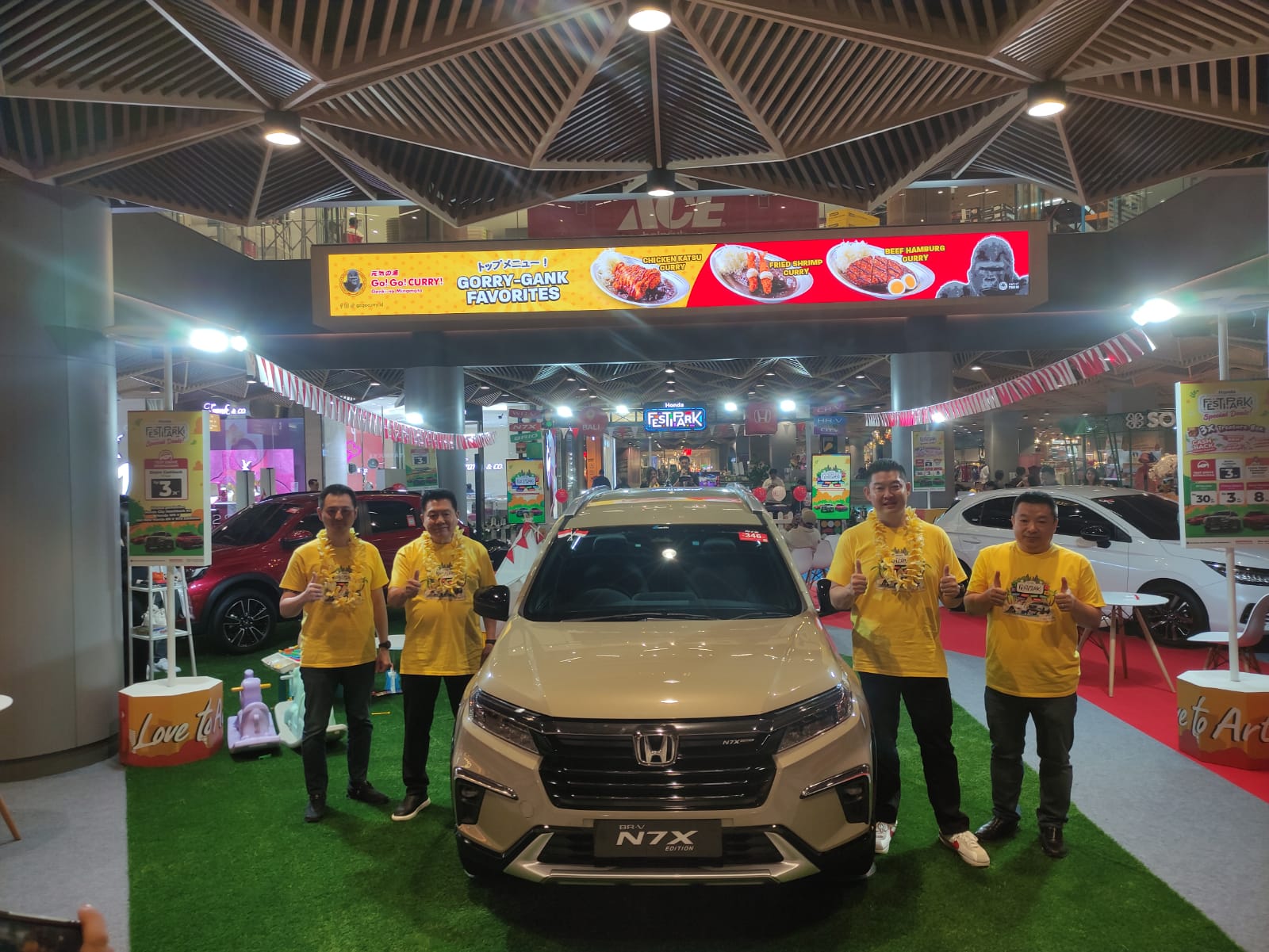 Pembukaan Honda Festipark di Mall Living World Denpasar, Kamis (15/8/2024) malam