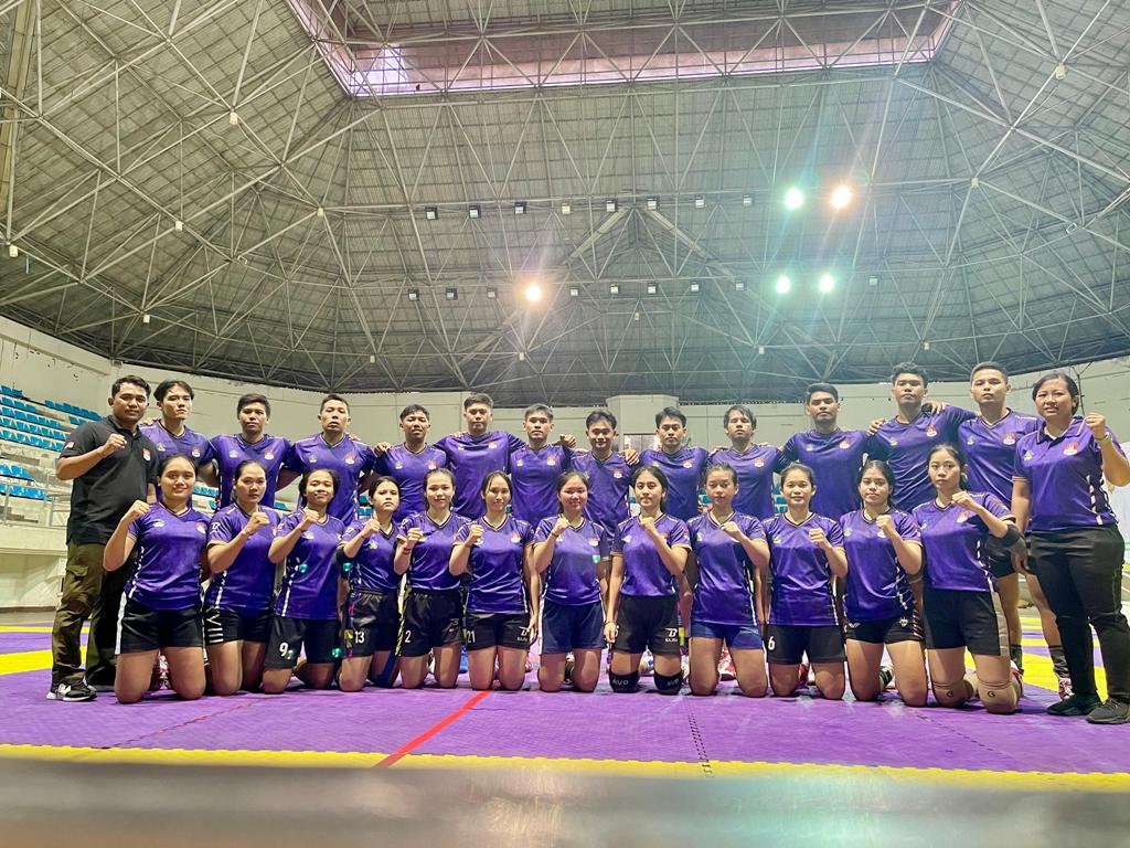 ATLET KABADDI BALI: Tim Putra dan Putri Kabaddi Bali, siap merebut dua medali emas di PON Aceh dan Sumatera Utara nanti.