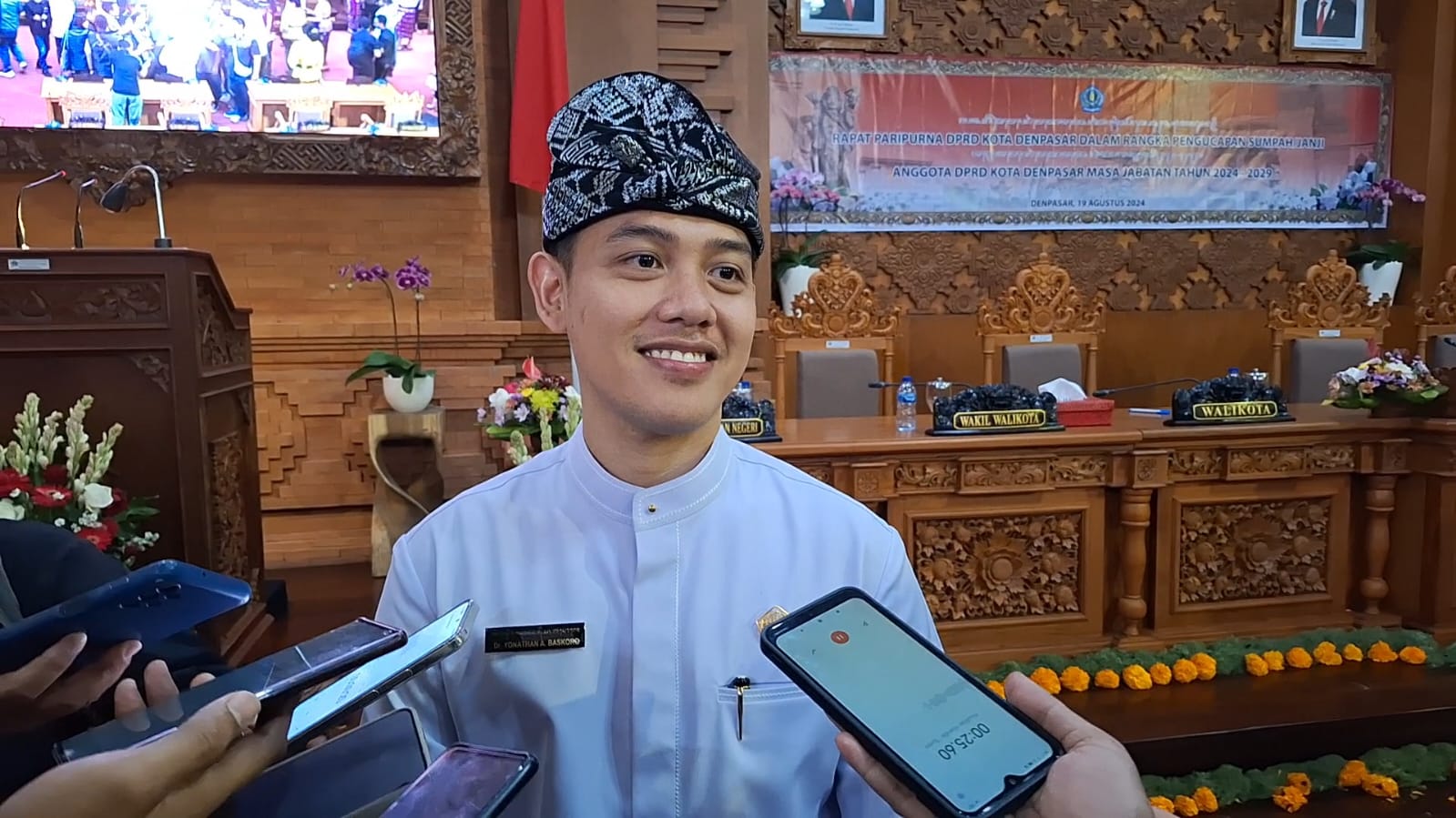 Anggota DPRD Kota Denpasar periode 2024-2029, Yonathan Andre Baskoro.
