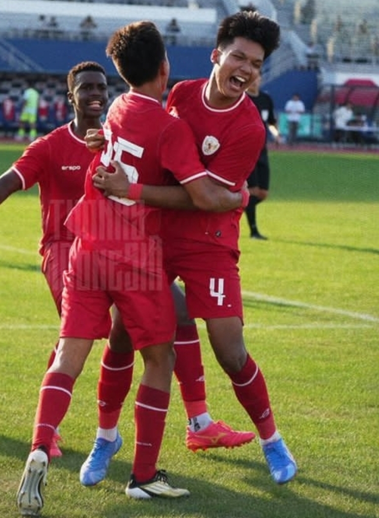 TAMPIL: Kadek Arel Priyatna membela Timnas Indonesia U-19 saat lawan Argentina di Seoul Earth on Us Cup 2024