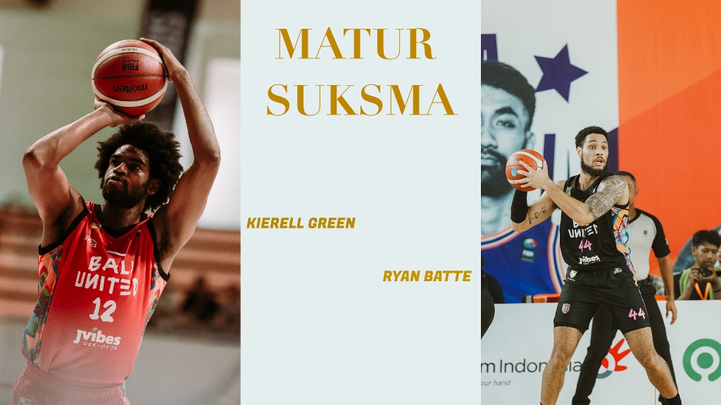 LEPAS: Bali United Basketball lepas dua pemain asing Ryan Batte dan Kierell Green.