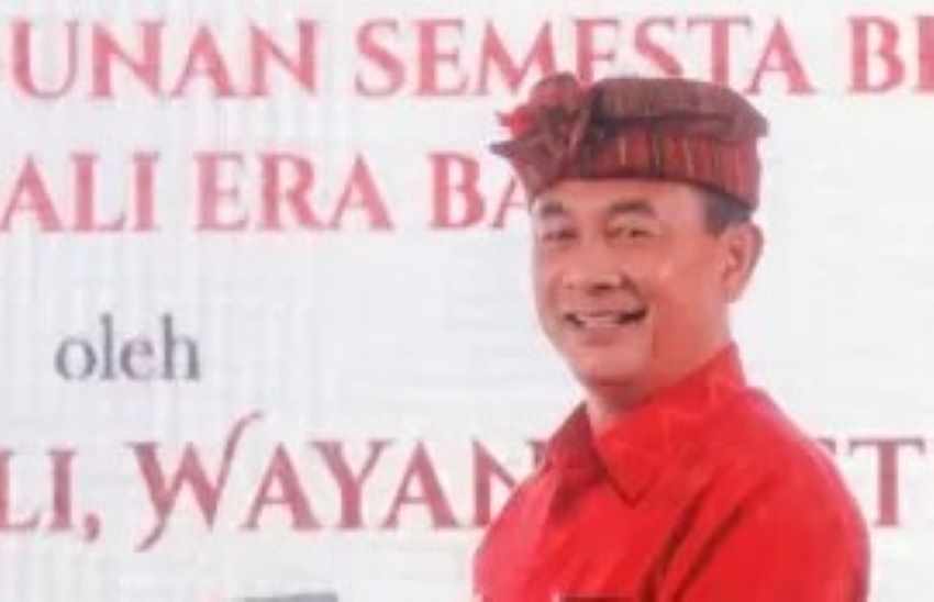 GEDE DANA : Optimistis raih suara telak. (dok.radar bali)
