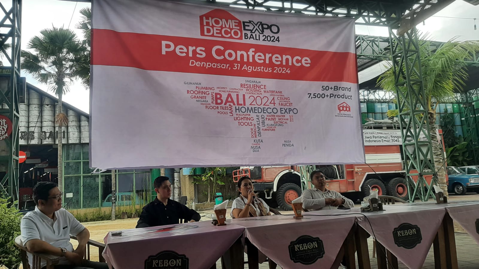 ARSITEKTUR: Konferensi Pers Pameran Bangunan terbesar terbesar di Bali