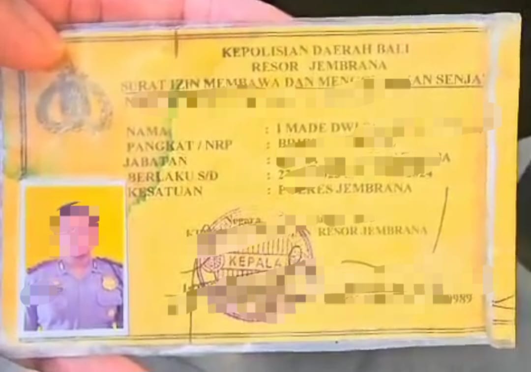 Identitas anggota polisi yang pistolnya meletus saat mengamankan KTT IAF di Nusa Dua Bali