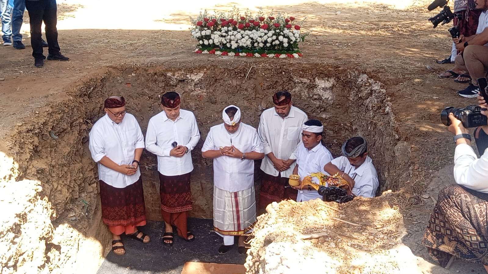 BAWAH TANAH: Upacara dimulainya Ground Breaking Bali Urban Subway dari Canggu ke Bandara I Gusti Ngurah Rai beberapa waktu lalu.