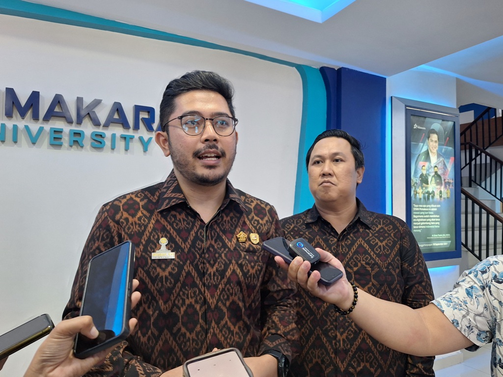 DUKUNG: Ketua Umum HIPMI Bali, Agung Bagus Pratiksa Linggih usai Diklatda BPD HIPMI Bali di Primakara University, Sabtu 7 September 2024.