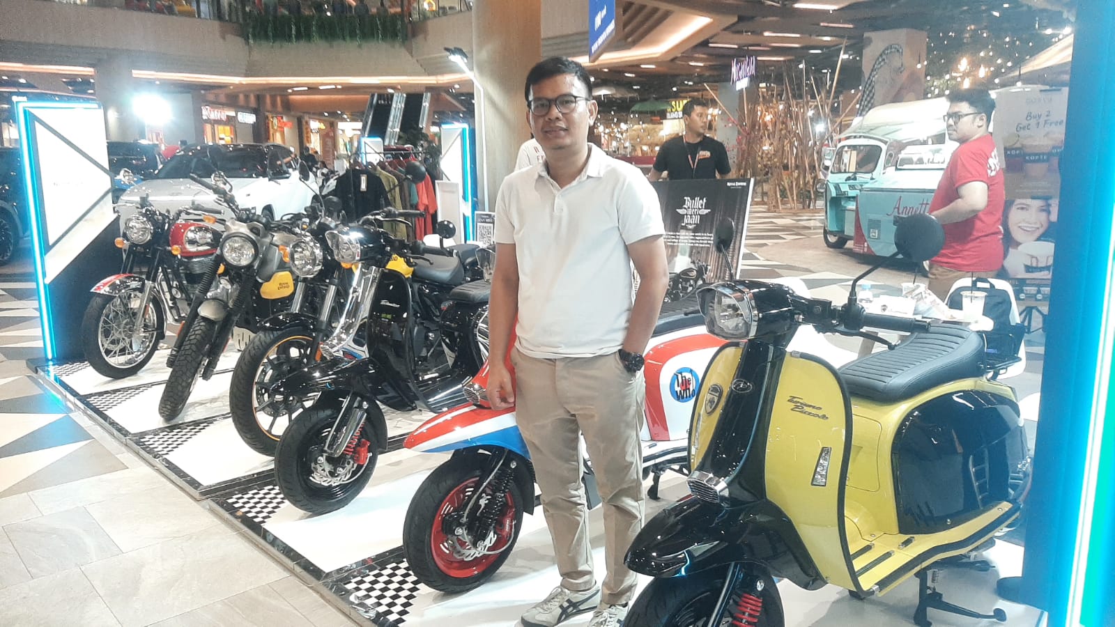 Peserta pameran Bali Motor Show 2024