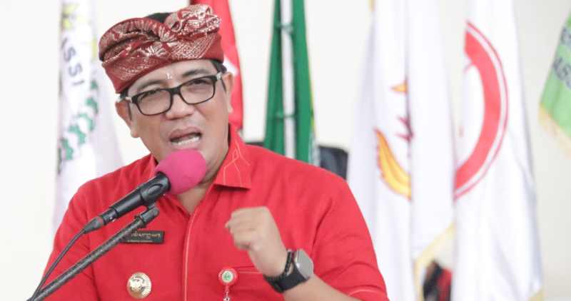 SIAP TANCAP GAS : Petahana Bupati Tabanan, I Komang Gede Sanjaya. (juliadi/radar bali)