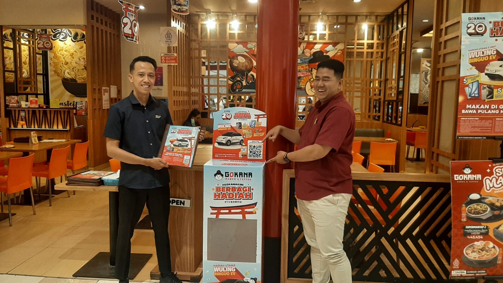 ULTAH SPESIAL: Yanuar, Area Manager Gokana Ramen & Teppan Bali, kepada awak media di Bali Selasa (24/9/2024).