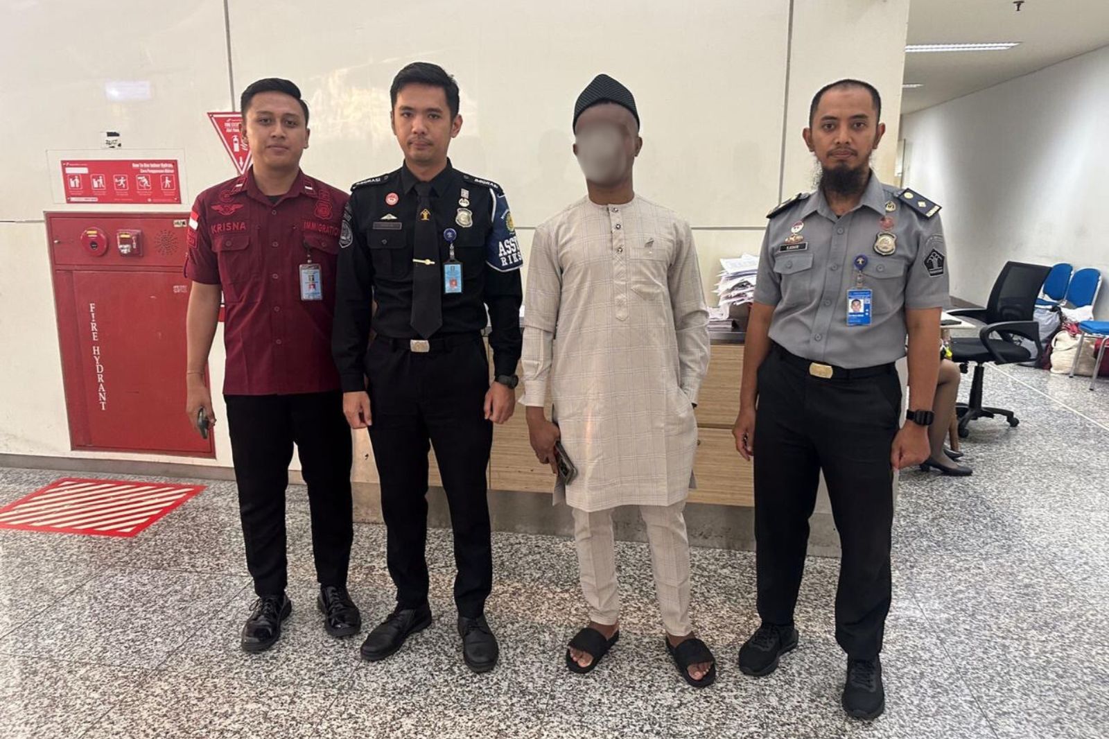 DICOKOK: Pria Nigeria berinisial CSN, 31, dideportasi lantaran pelanggaran izin tinggal.