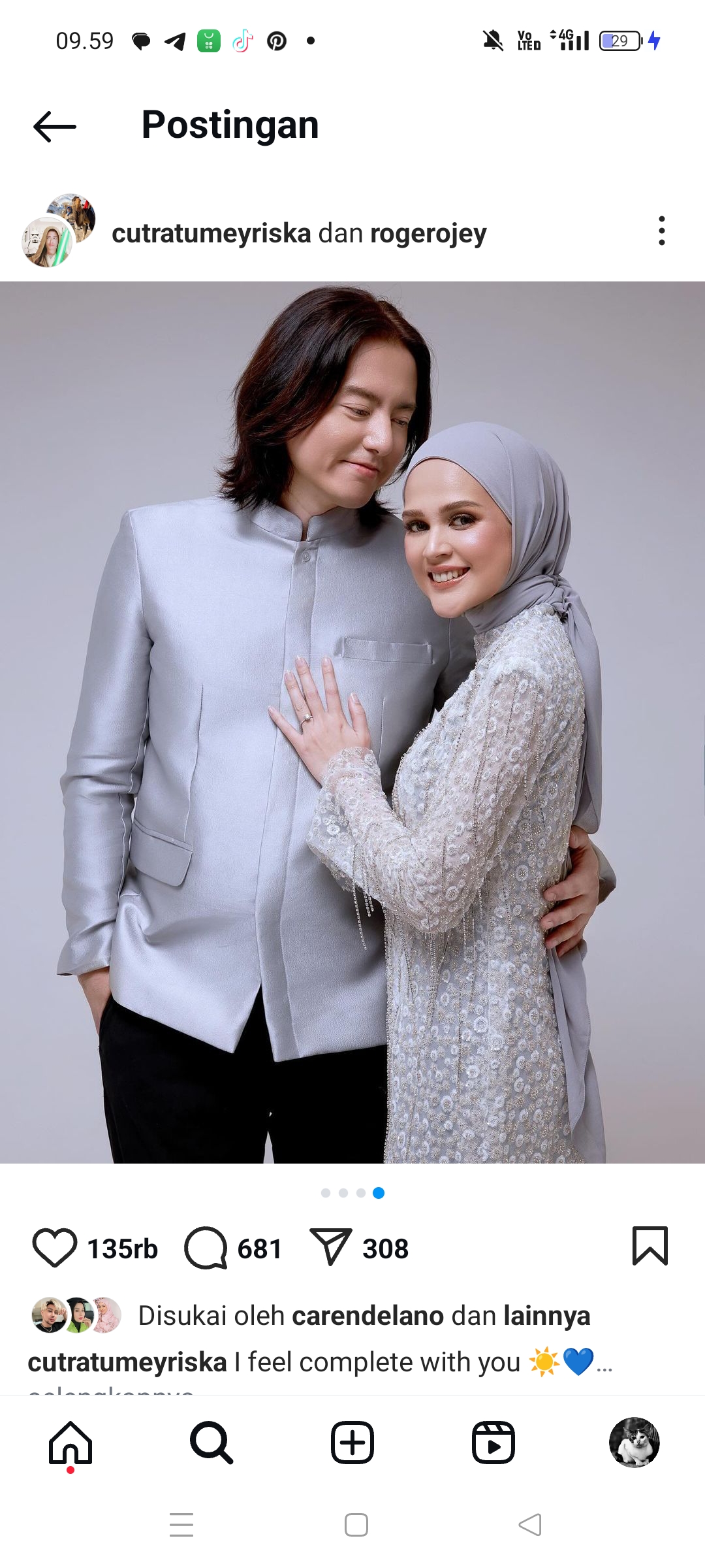 Roger Danuarta dan Cut Meyriska
