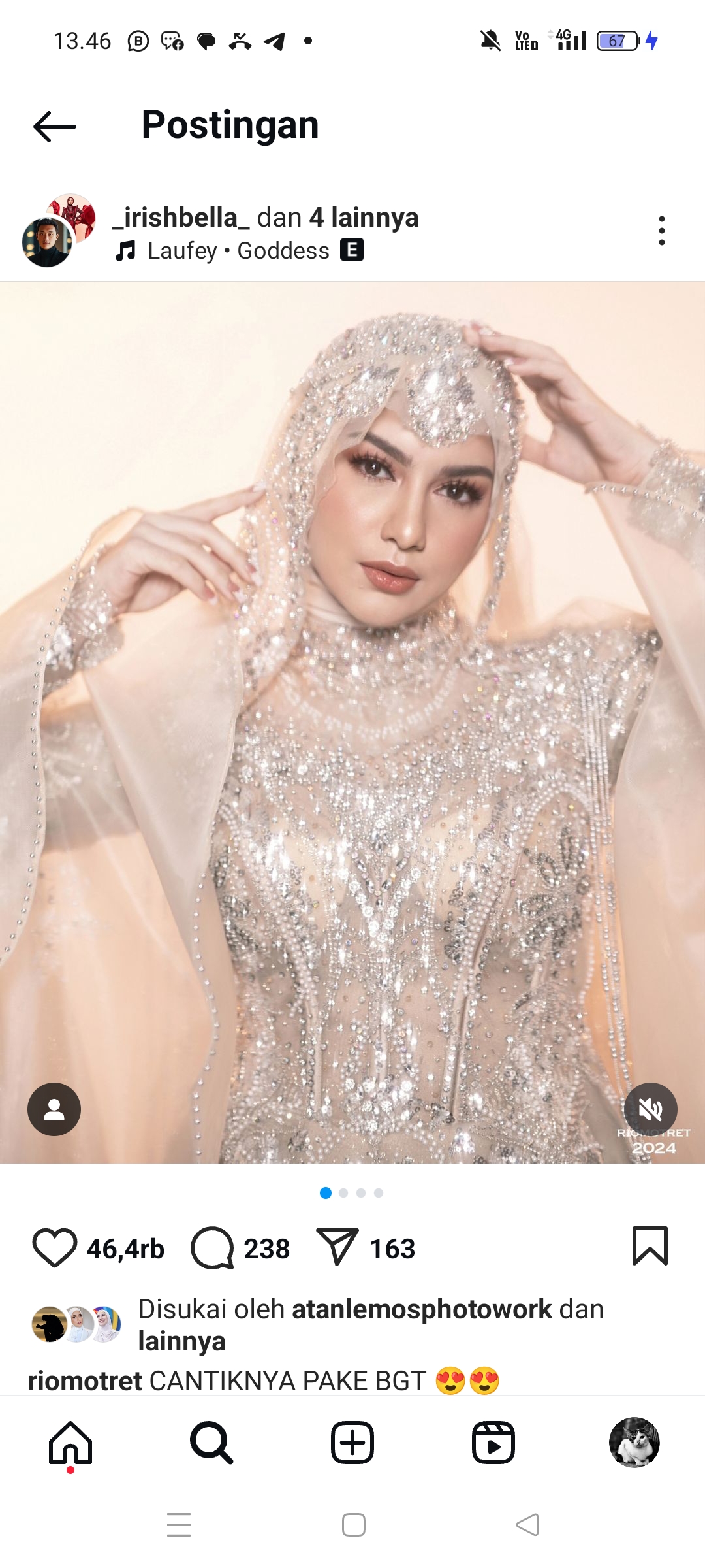 Irish Bella menikah lagi