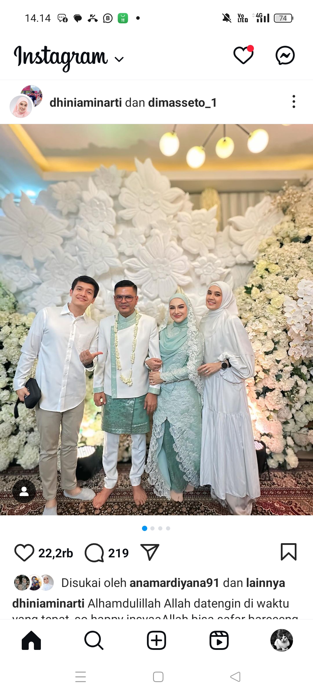 Pernikahan Irish Bella dan Haldy Sabri