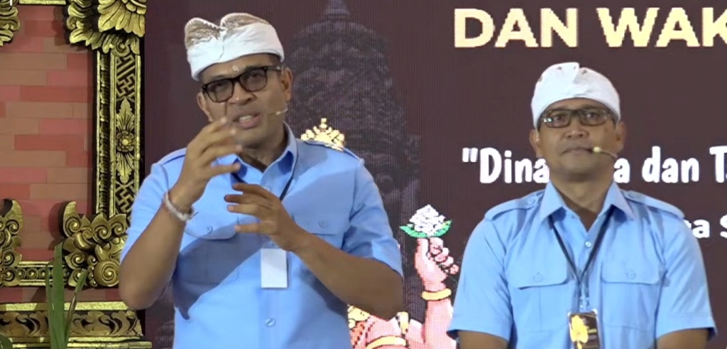 DEBAT TERBUKA: Paslon Gede Ngurah Ambara Putra-I Nengah Yasa Adi Susanto (Ambara-Adi) dalam Debat Terbuka Pertama Antar Pasangan Calon Walikota dan Wakil Walikota Denpasar Tahun 2024, Sabtu (19/10)