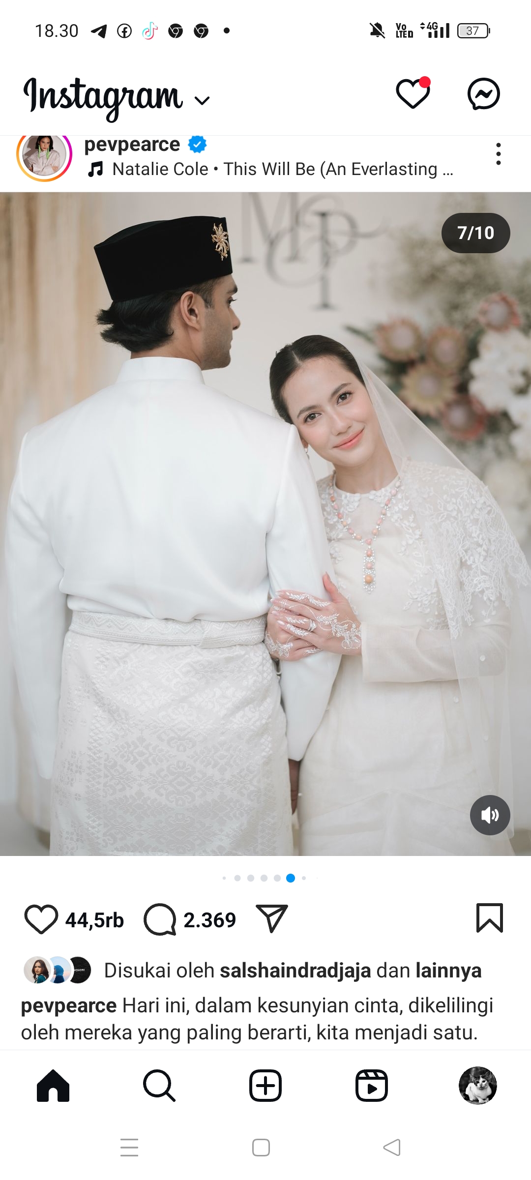 Pevita Pearce Menikah