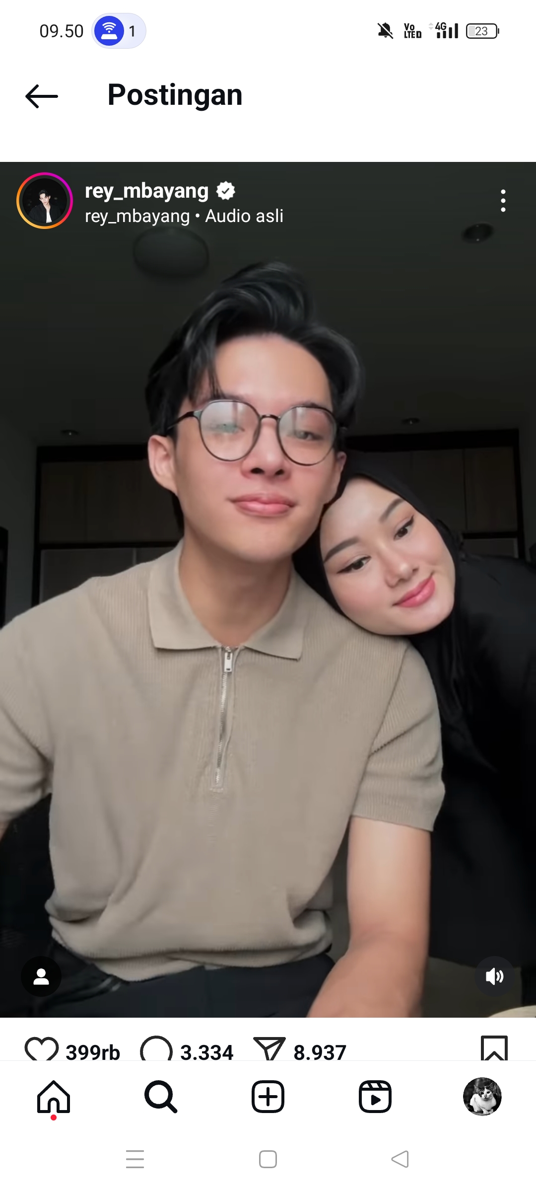 Rey Mbayang dan Dinda Hauw