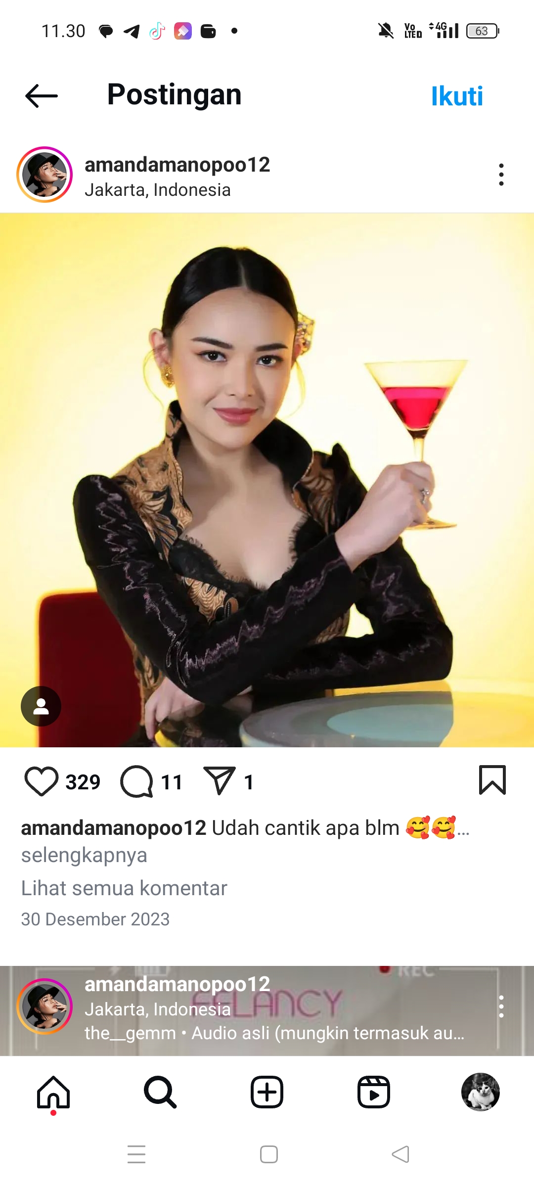 Amanda Manopo spill wajah penipu.