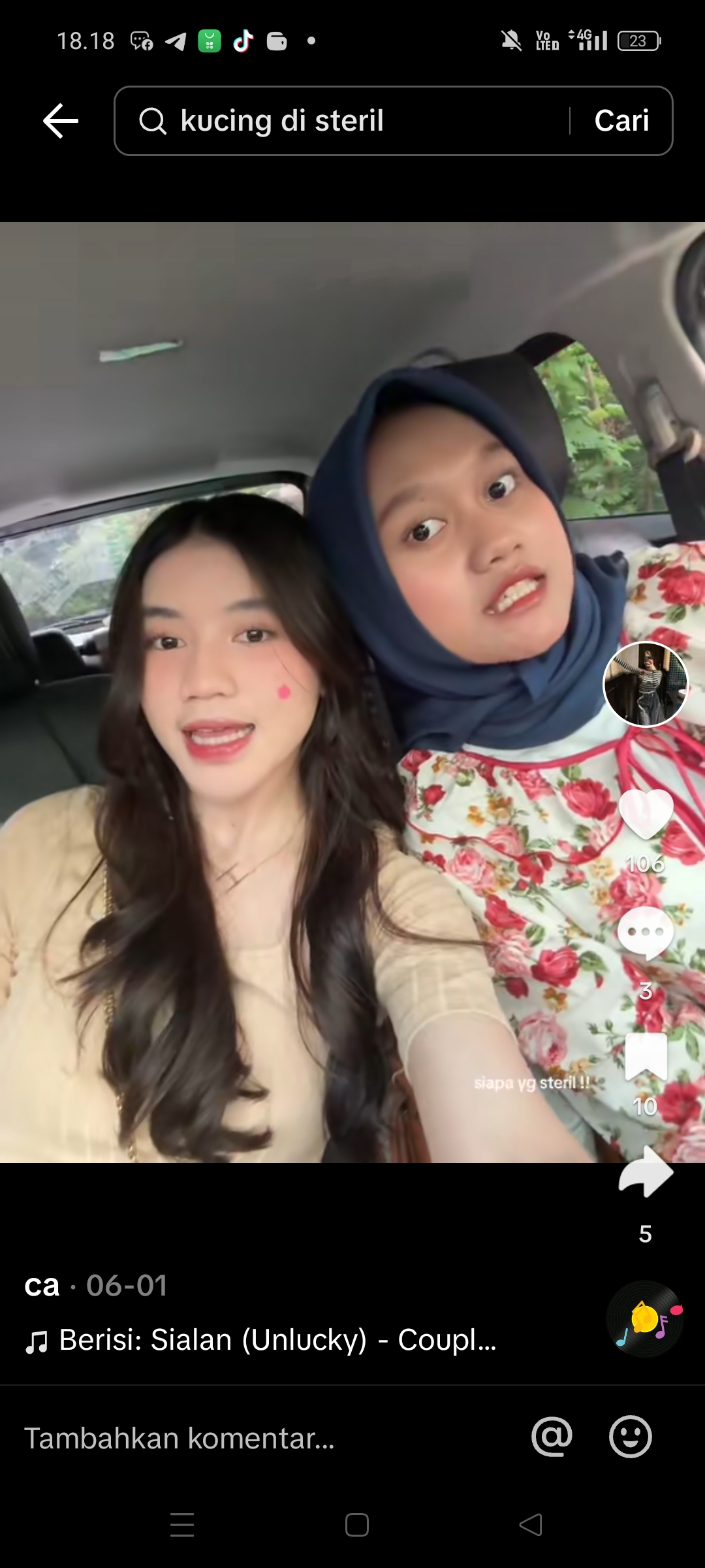 Anak tiri Irish Bella
