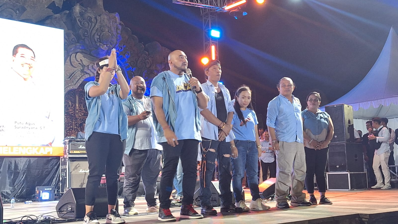 Konser Bahagia Mulia-PAS yang digelar di Taman Bung Karno pada Jumat (25/10/2024) malam berlangsung meriah.