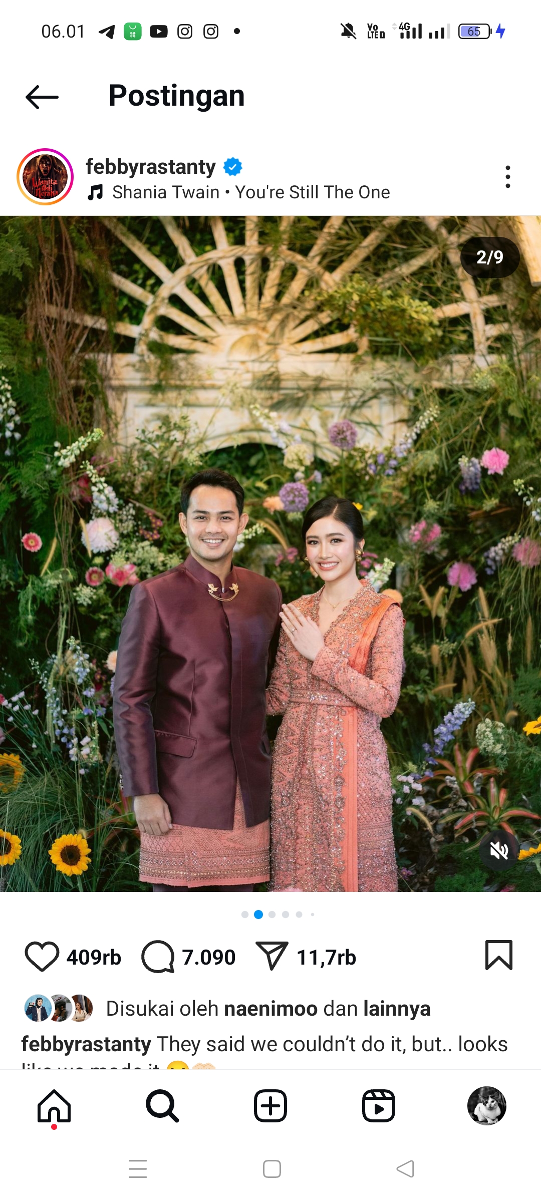 Febby Rastanty dengan Drajat Djumantara bertunangan