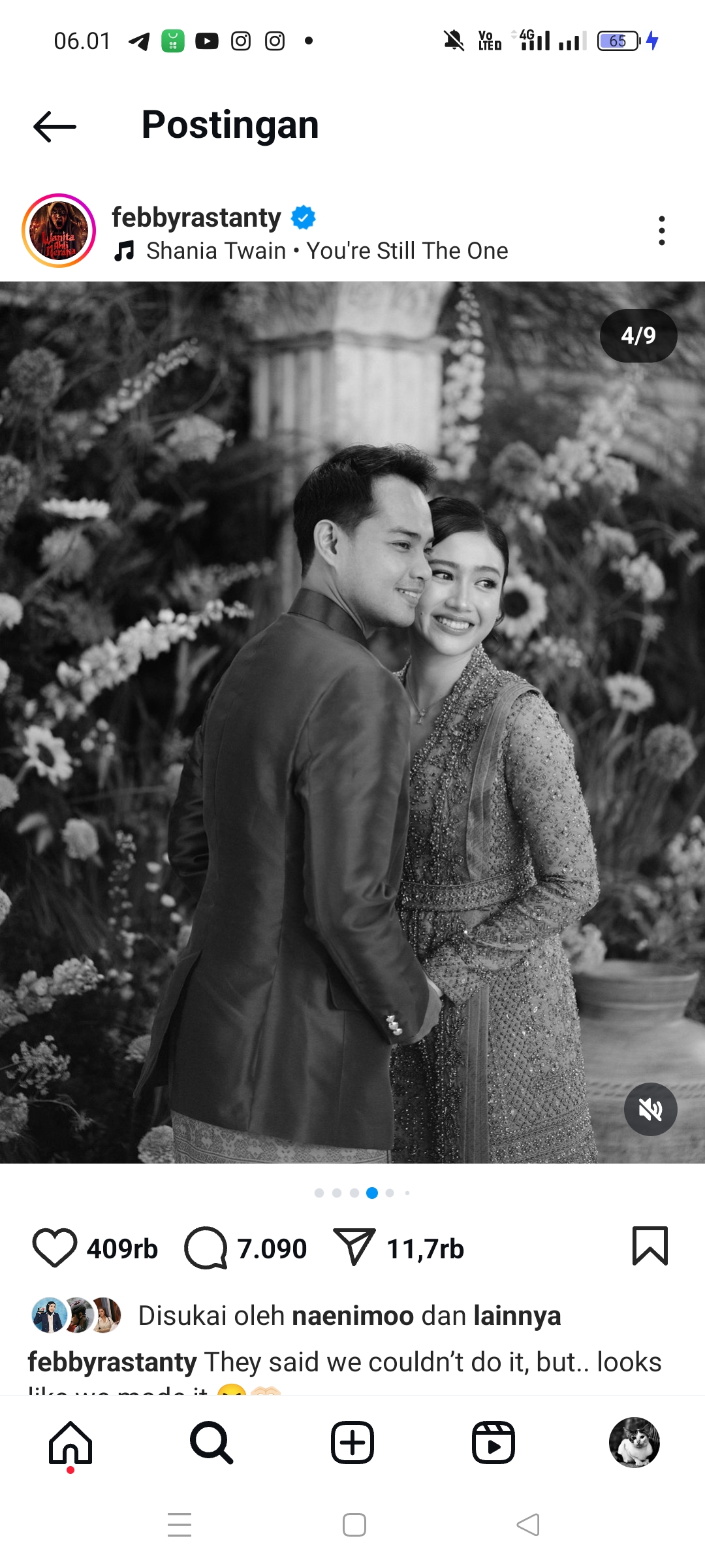 Febby Rastanty dan Drajat Djumantara bertunangan