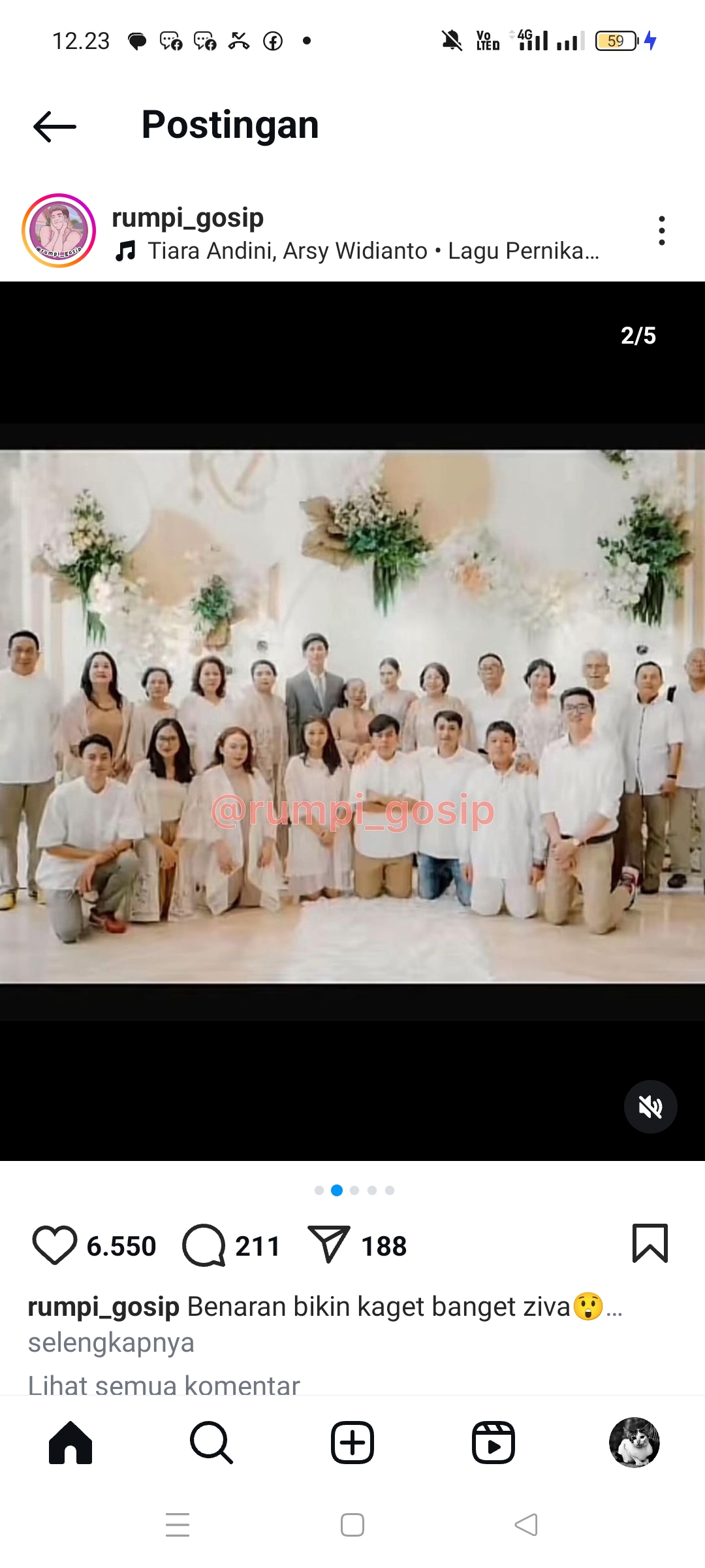 Foto diduga acara pertunangan Ziva Magnolya