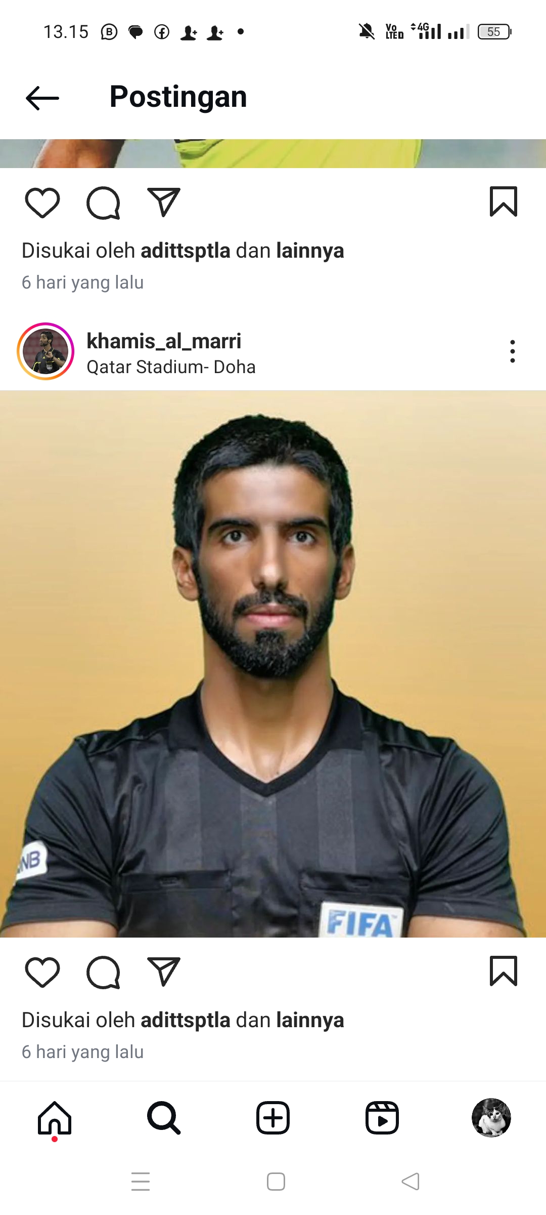 Wasit Khamis Al Marri pemimpin laga Indonesia vs Jepang