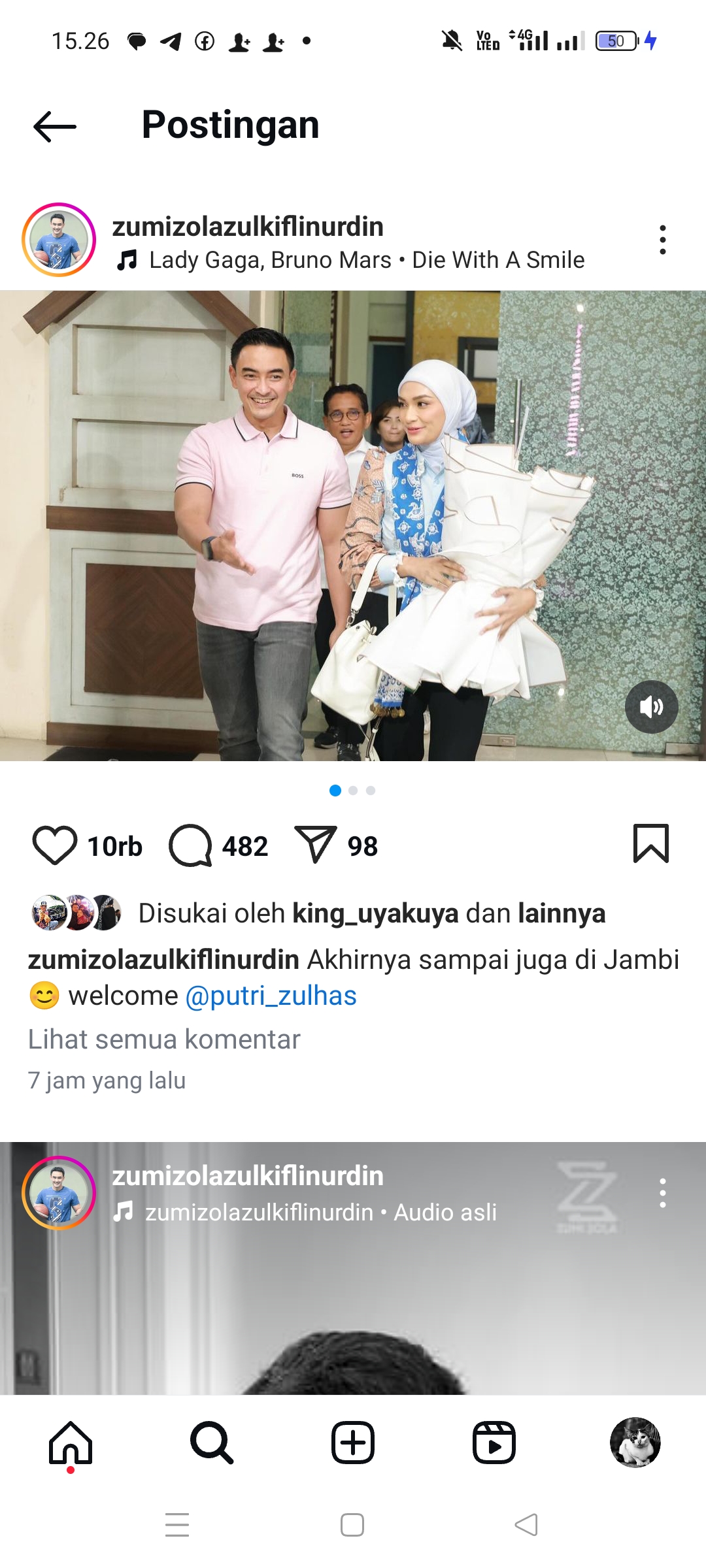 Zumi Zola dan Putri Zulkifli Hasan