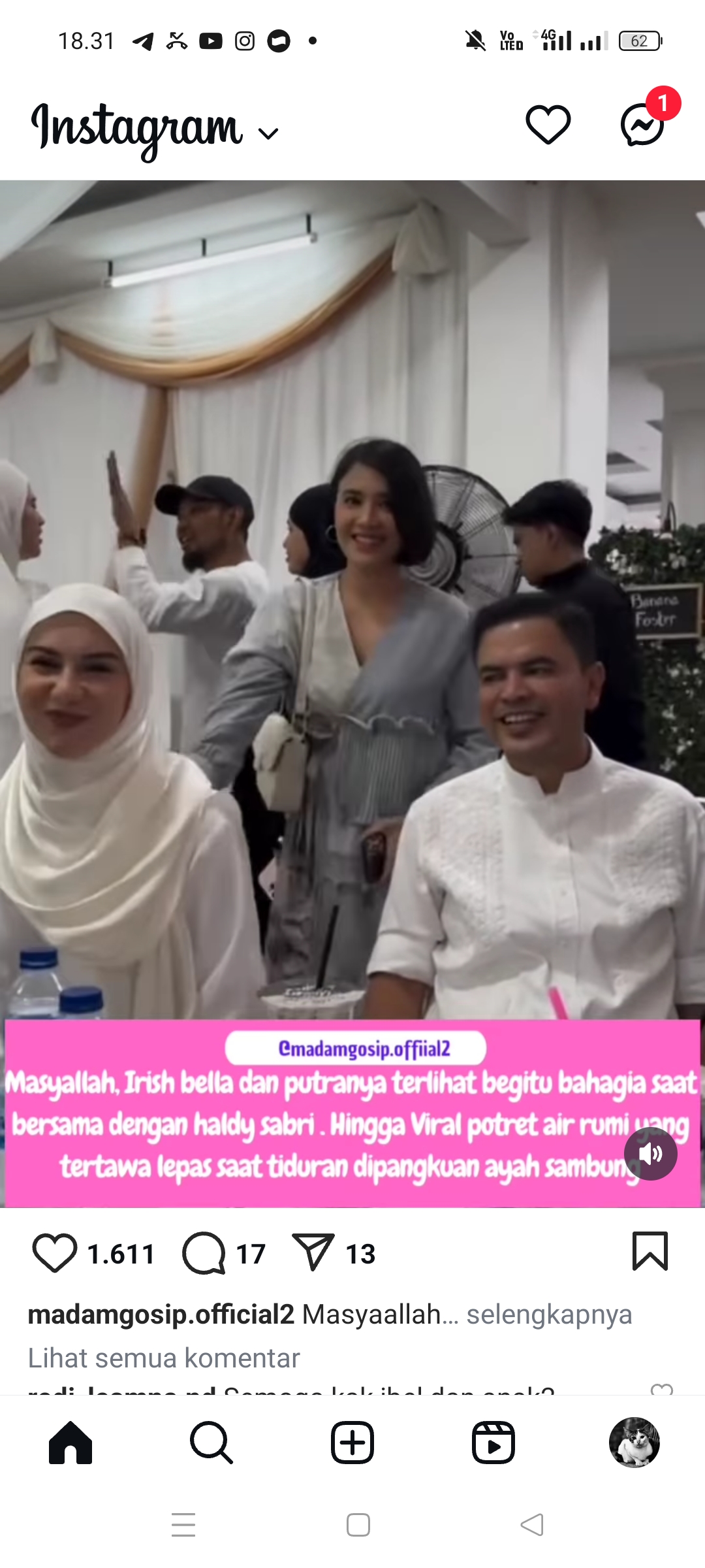 Irish Bella dan Haldy Sabri