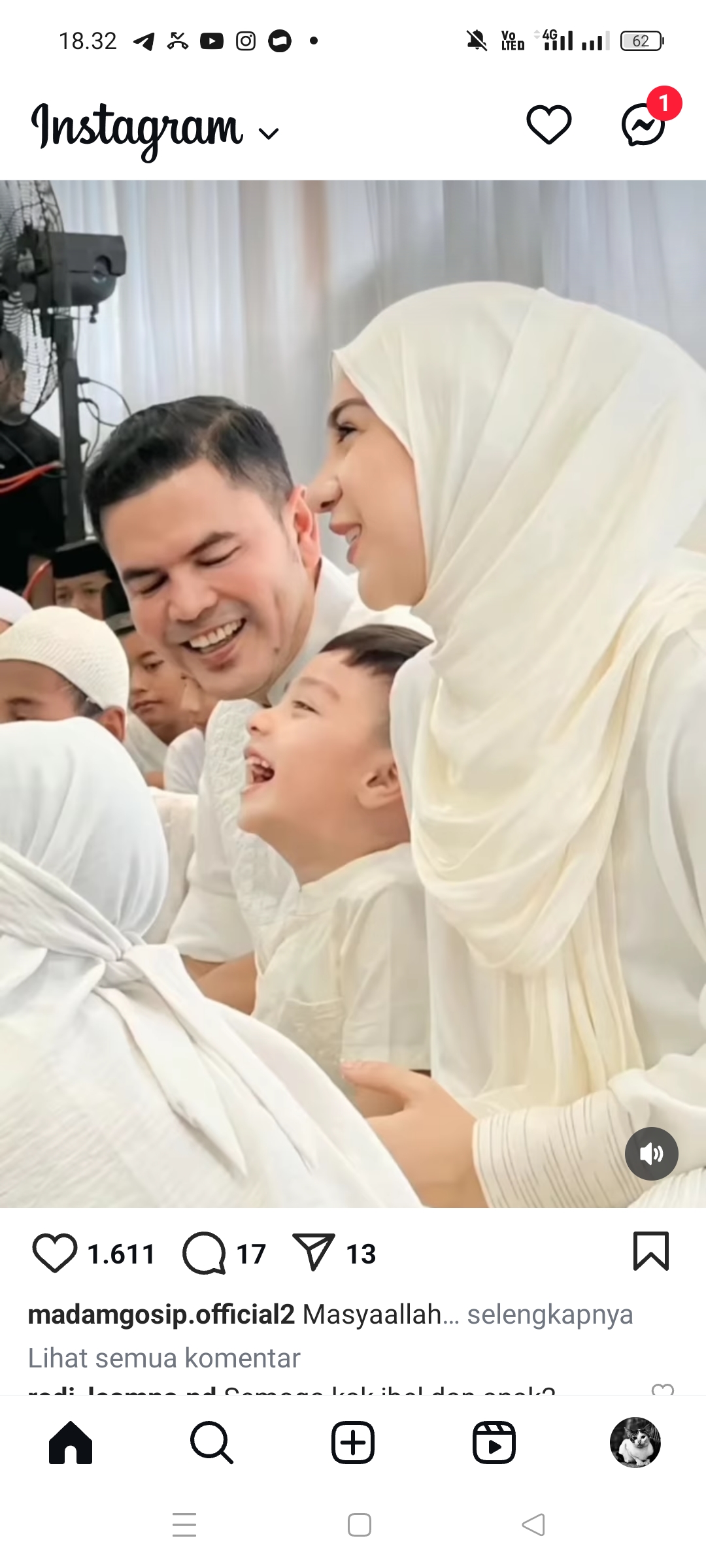Irish Bella dan keluarga kecilnya