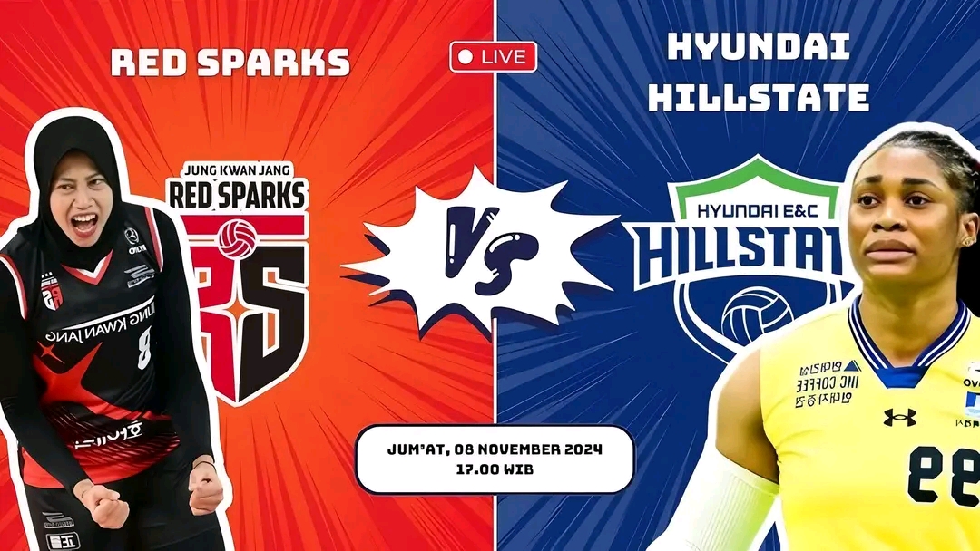 Prediksi skor Red Sparks vs Hyundai COVO 2024