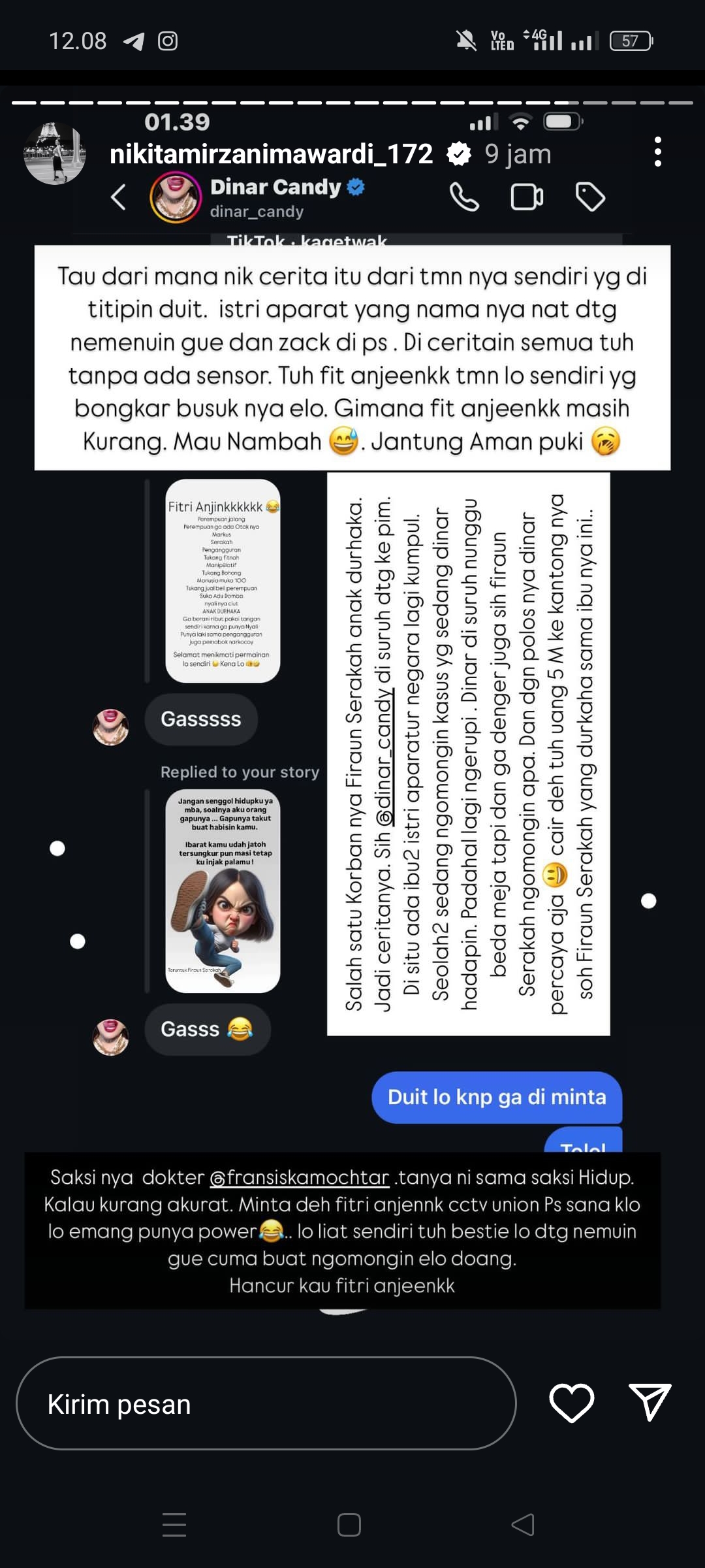 Nikita Mirzani bongkar aib Fitri Salhuteru