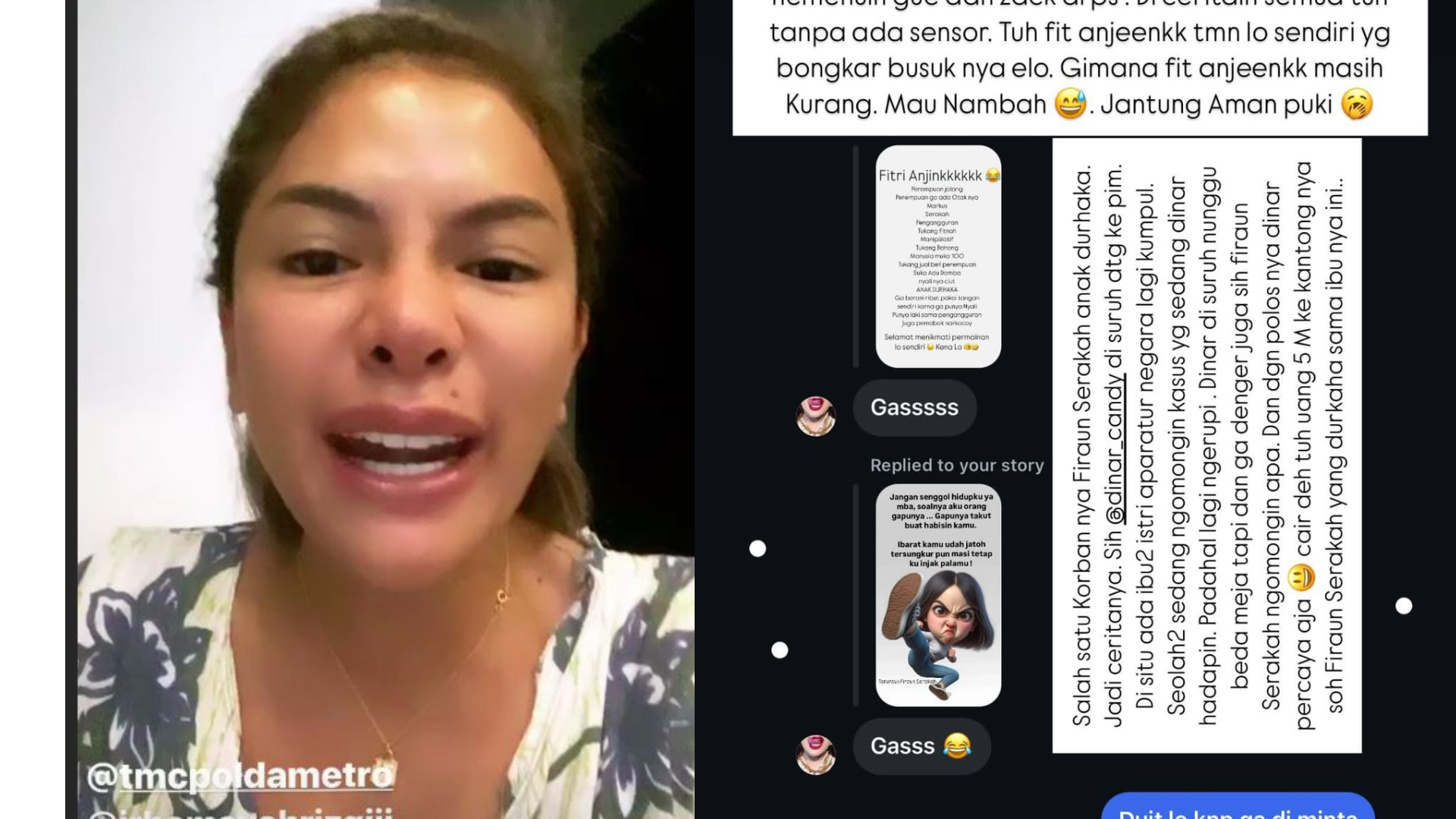Nikita Mirzani mengamuk dan serang Fitri Salhuteru