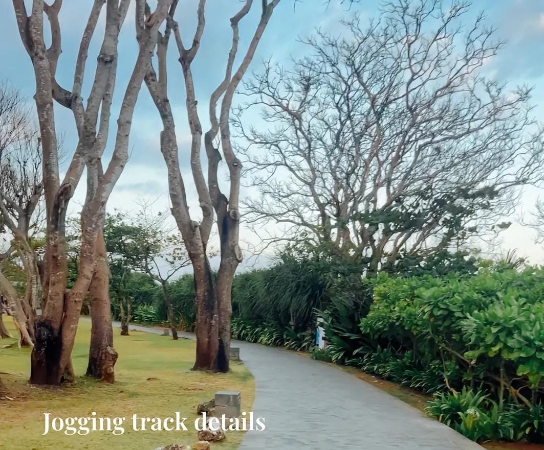 SEHAT: Salah satu jogging track terindah di Bali