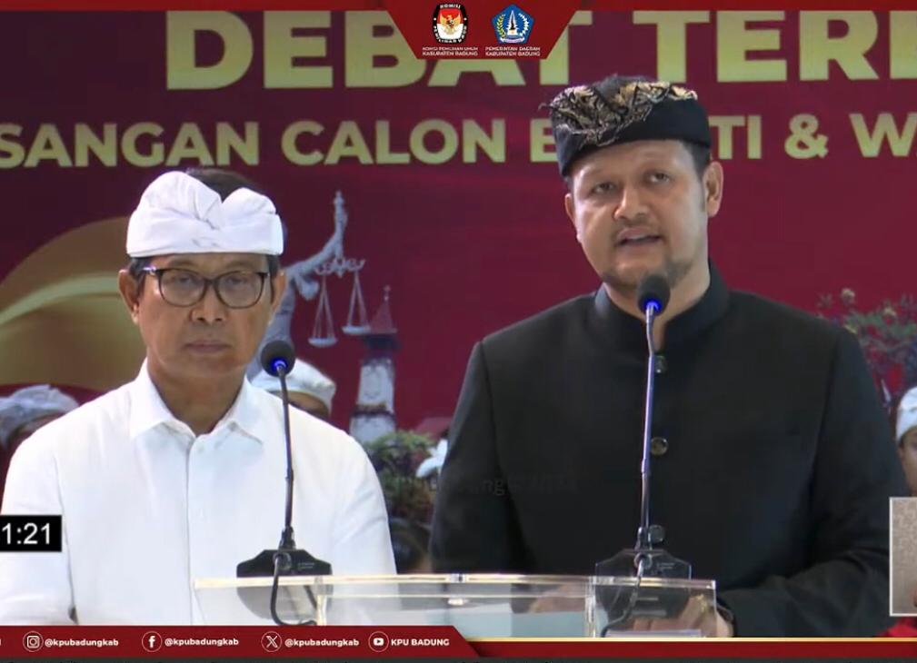 KERUKUNAN: Paslon Adicipta konsen untuk selalu menjaga kerukunan umat beragama di Kabupaten Badung.