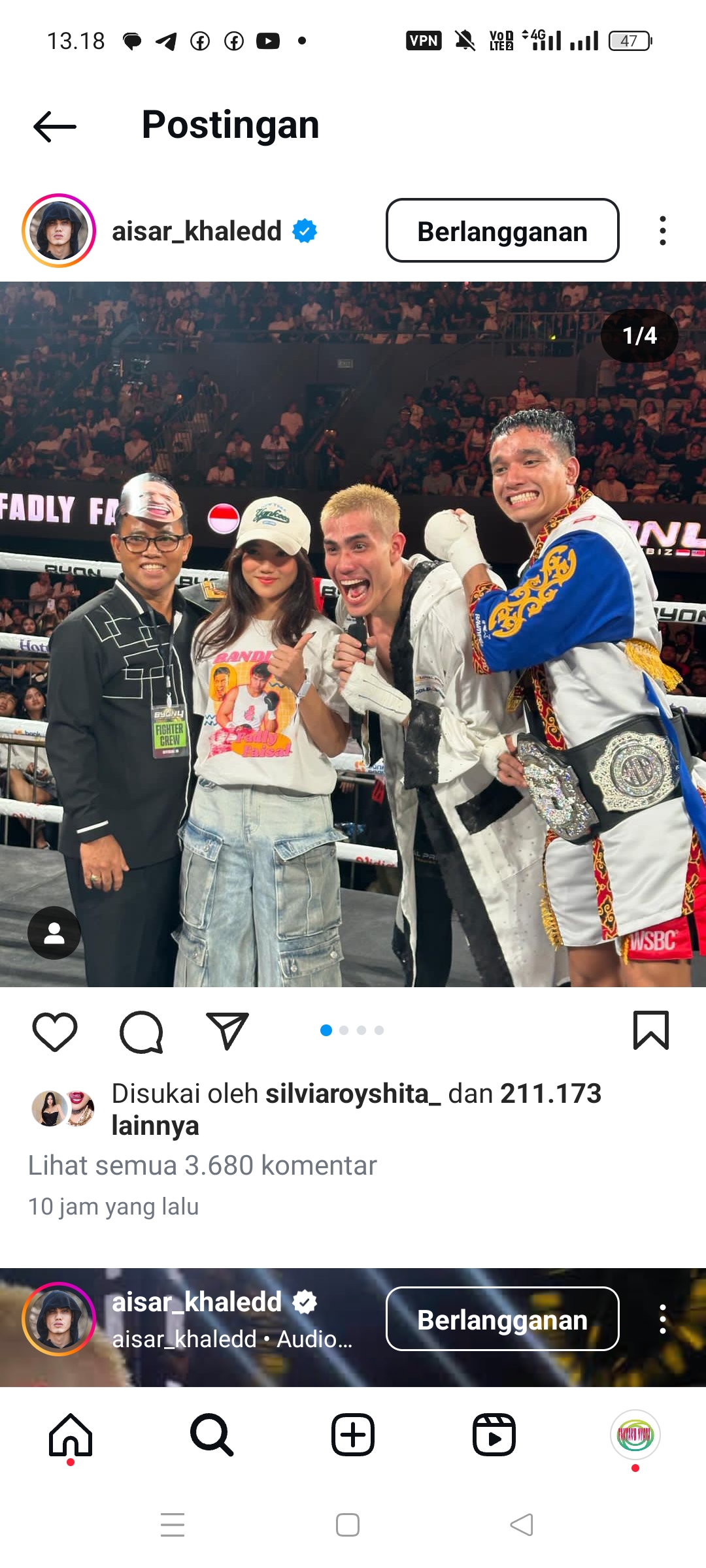Aisar Khaled dan keluarga Fuji
