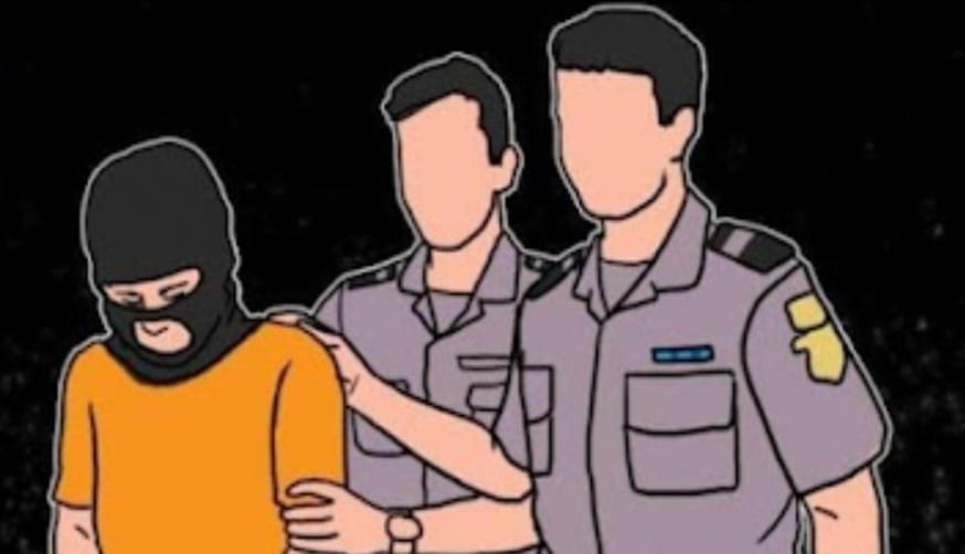NGAWUR: Ilustrasi buser Reskrim Polres Gianyar yang ngawur asal tangkap dugaan pelaku mikol di propamkan