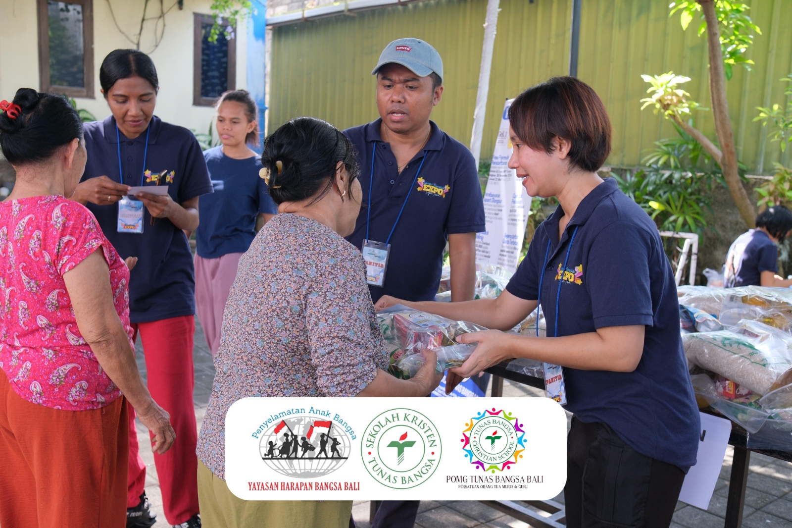 Suasana Sharing Love Make Happiness gelaran Sekolah Tunas Bangsa Bali, Selasa, 3 Desember 2024.