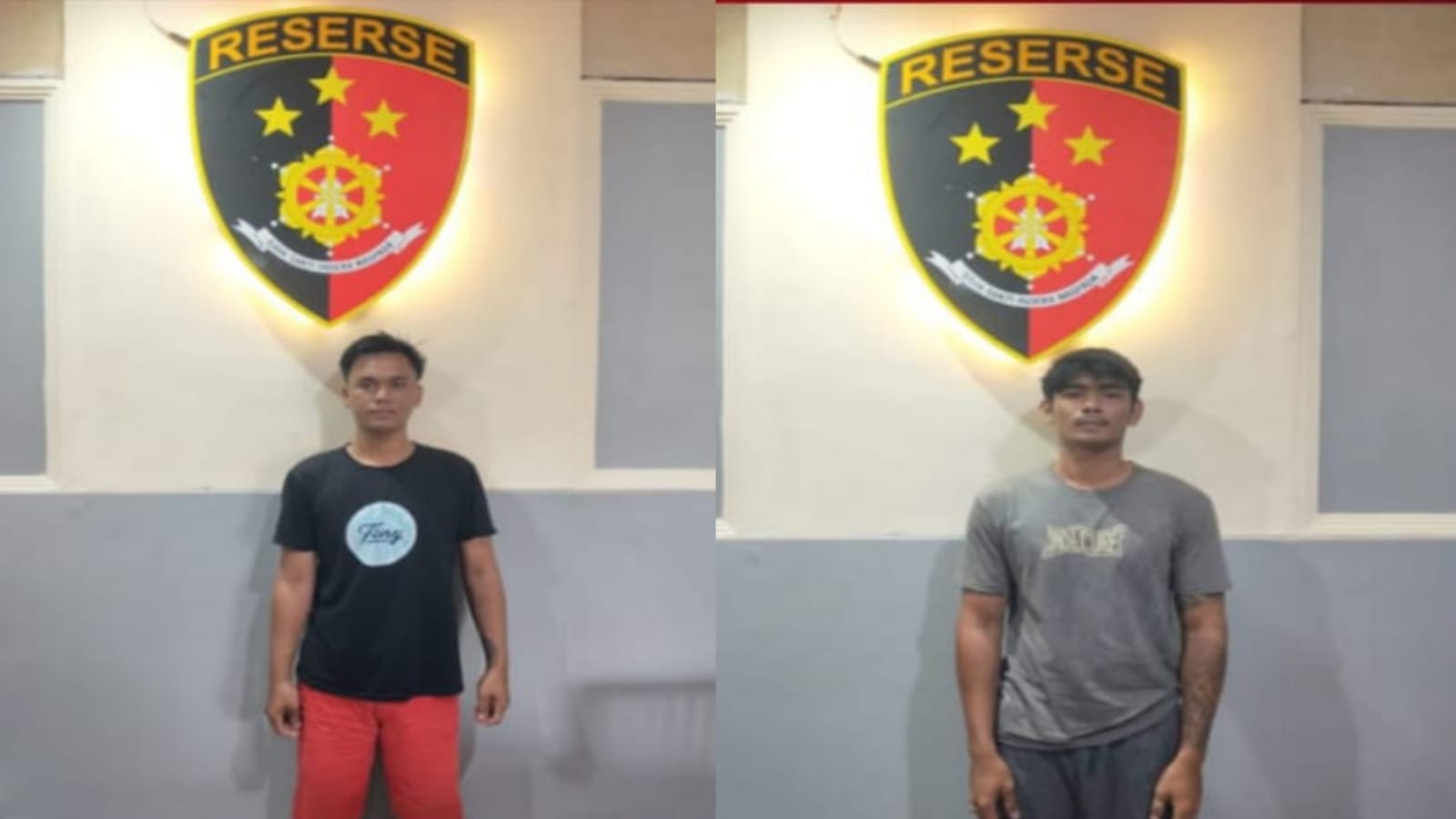 DITAHAN: Muhammad Rizqi, 23, warga Jalan Cok Agung Tresna, Sumerta Kelod, Dentim dan I Made Darmawan, 25 Jalan Tukad Ayung No. 2, Denpasar, diamankan Polsek Denpasar Timur