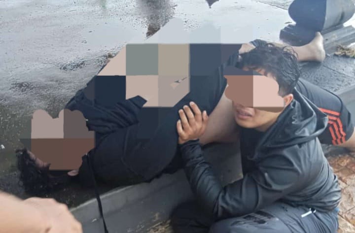 NAHAS: Yoga Dwita Anugrah, 24, meninggal dunia setelah disambar petir di Pantai Mertasari, Desa Sanur Kauh, Kecamatan Denpasar Selatan, Sabtu (14/12/2024).
