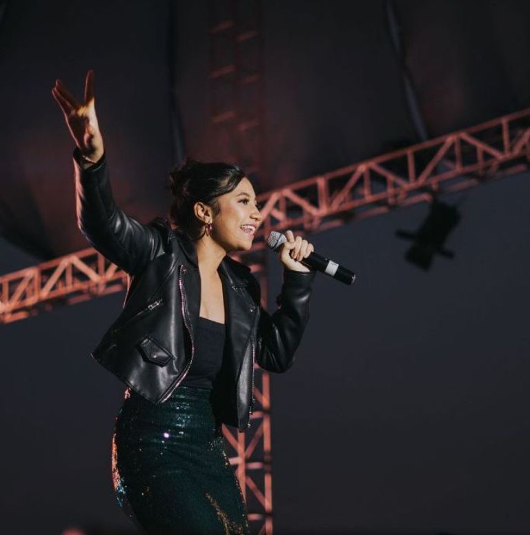 GOLDEN TIKET: Luna Maharani berhasil memperoleh golden tiket Indonesian Idol untuk melaju ke babak selanjutnya.